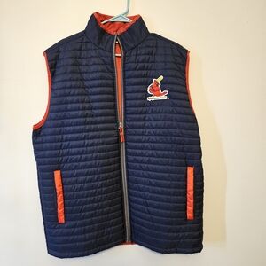 St. Louis Cardinals Navy Quilted Vest with Red Accents